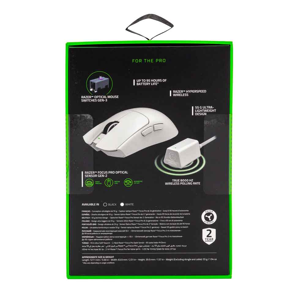 Razer Viper V3 Pro, hvid