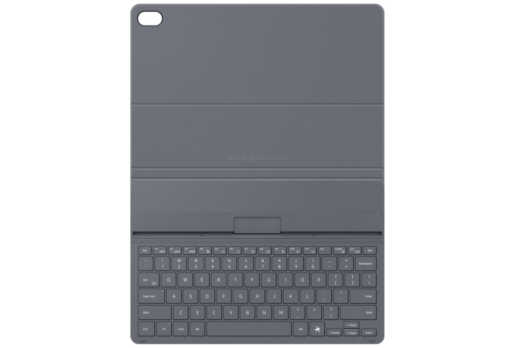 Samsung Book Cover Keyboard Slim til Galaxy Tab S12 – QWERTZ – sort