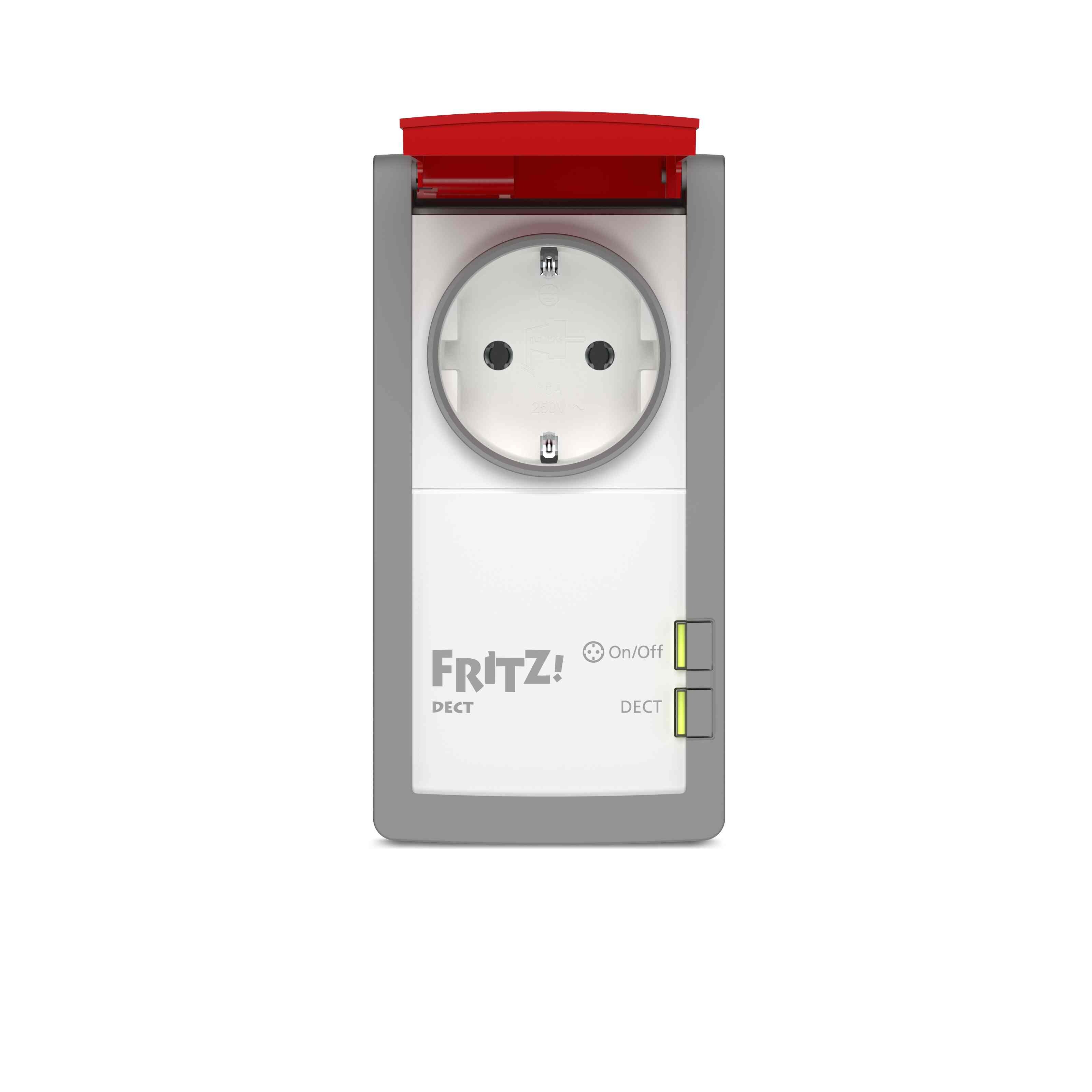 FRITZ!DECT 210 stikkontakt med målefunktion til udendørs brug
