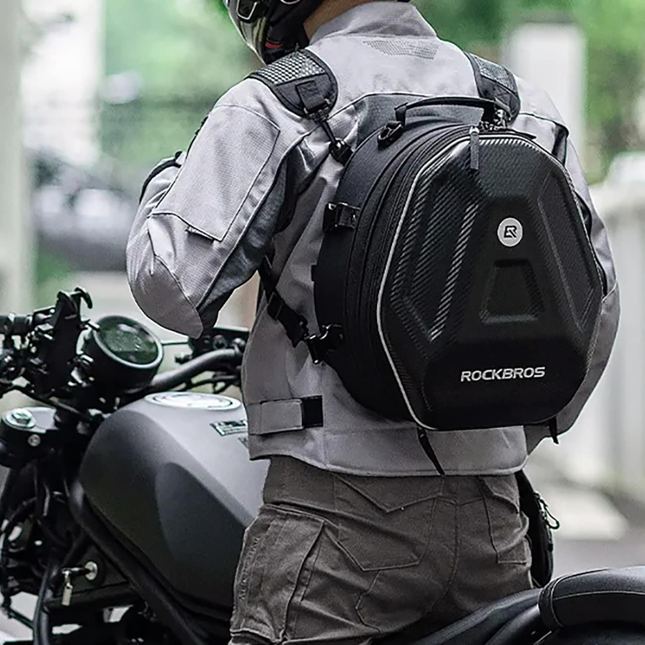 Rockbros 30140026001 tanktaske til motorcykel 35 l - sort