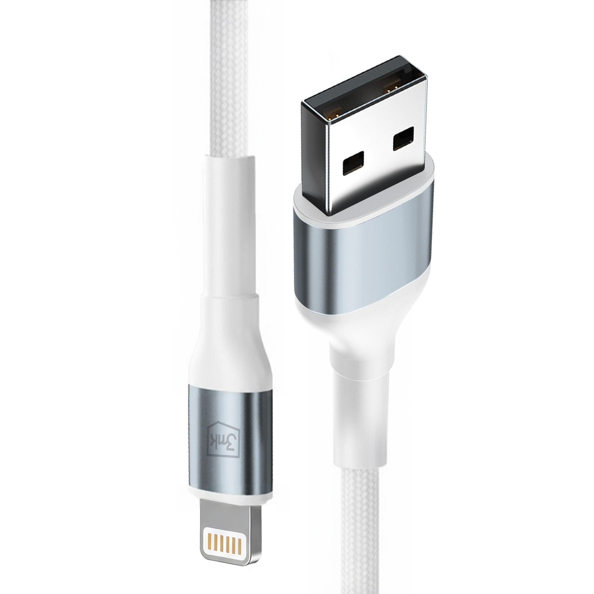 3mk 3mk Kabel 3mk Hyper Cable N-SERIES USB-A / Lightning 2m 5V/2.4A 12W / hvid