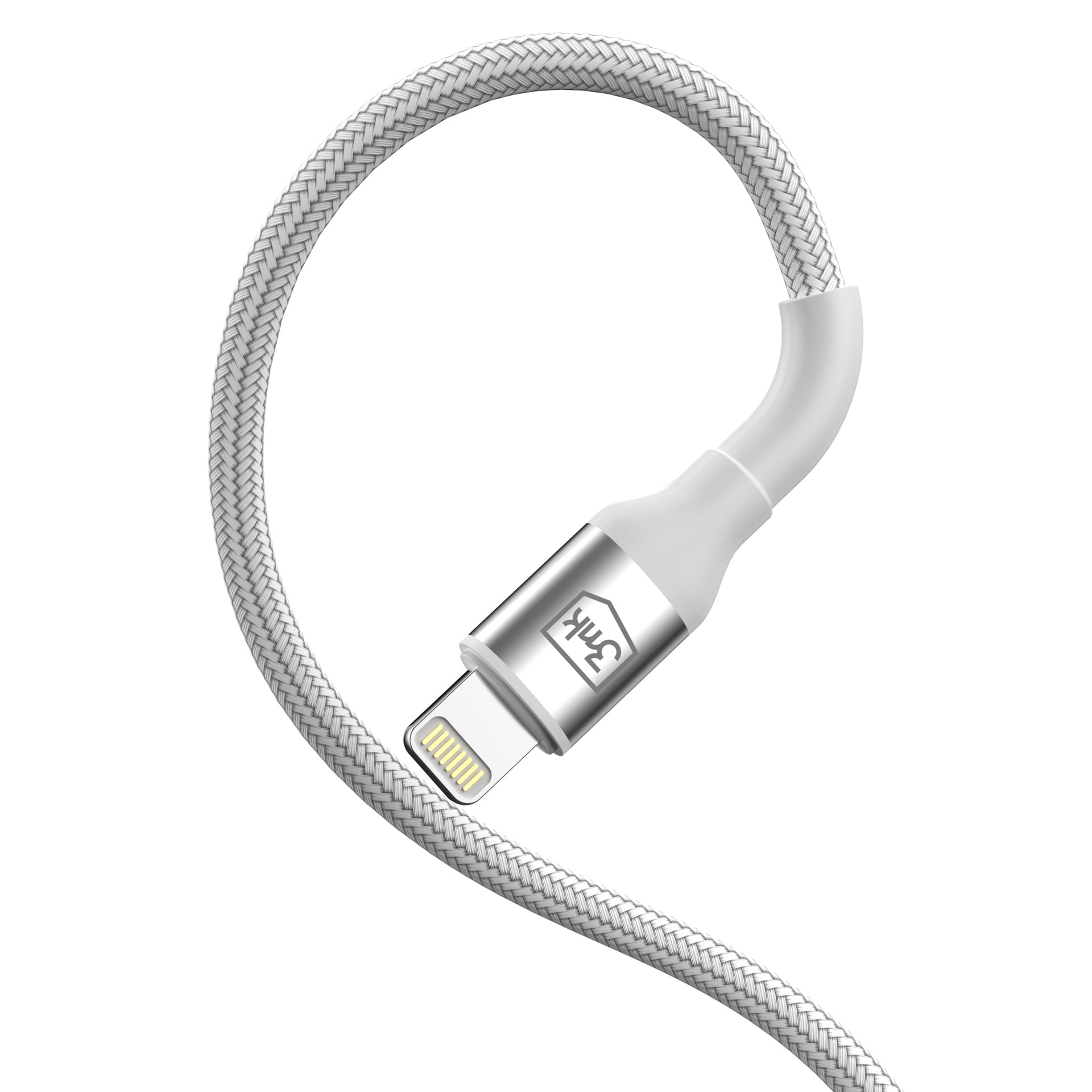 3mk 3mk Kabel 3mk Hyper Cable N-SERIES USB-A / Lightning 2m 5V/2.4A 12W / hvid