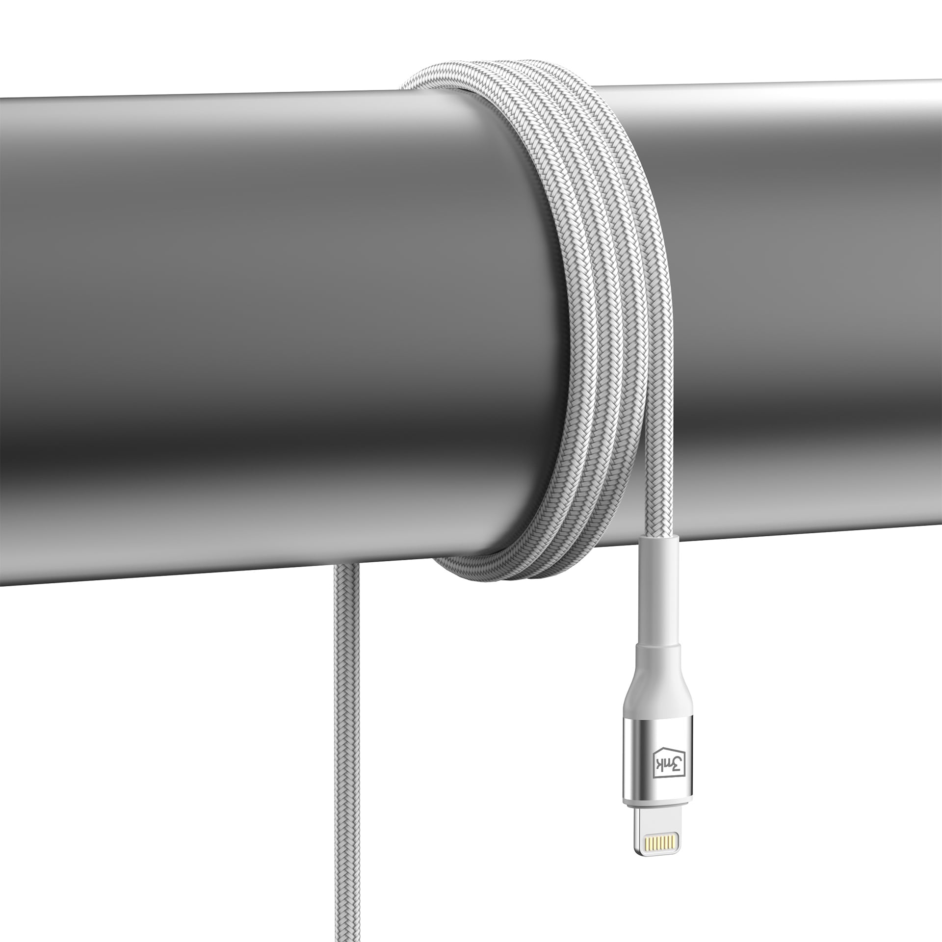 3mk 3mk Kabel 3mk Hyper Cable N-SERIES USB-A / Lightning 2m 5V/2.4A 12W / hvid