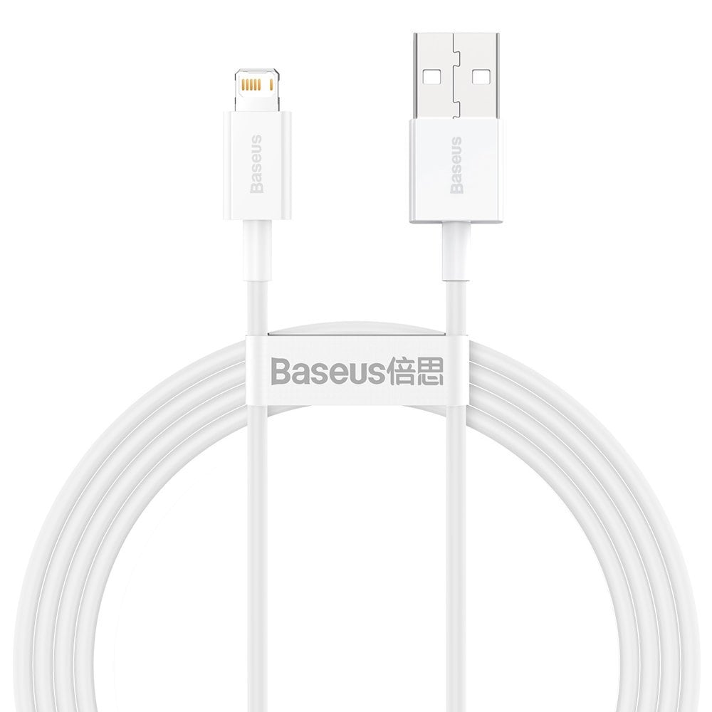 Baseus Superior USB - Lightning-kabel 2,4A 1,5 m Hvid (CALYS-B02)
