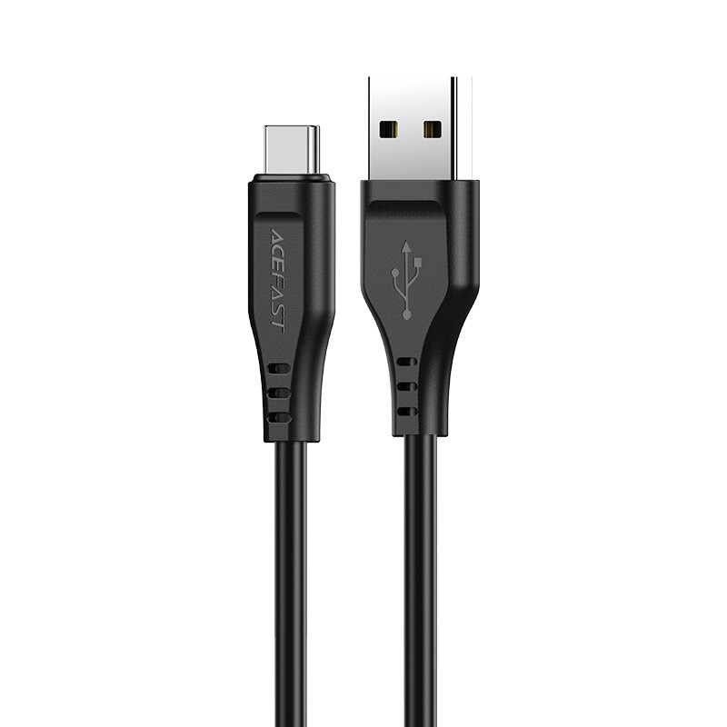 Acefast USB-kabel - USB Type C 1,2 m, 3A sort (C3-04 sort)