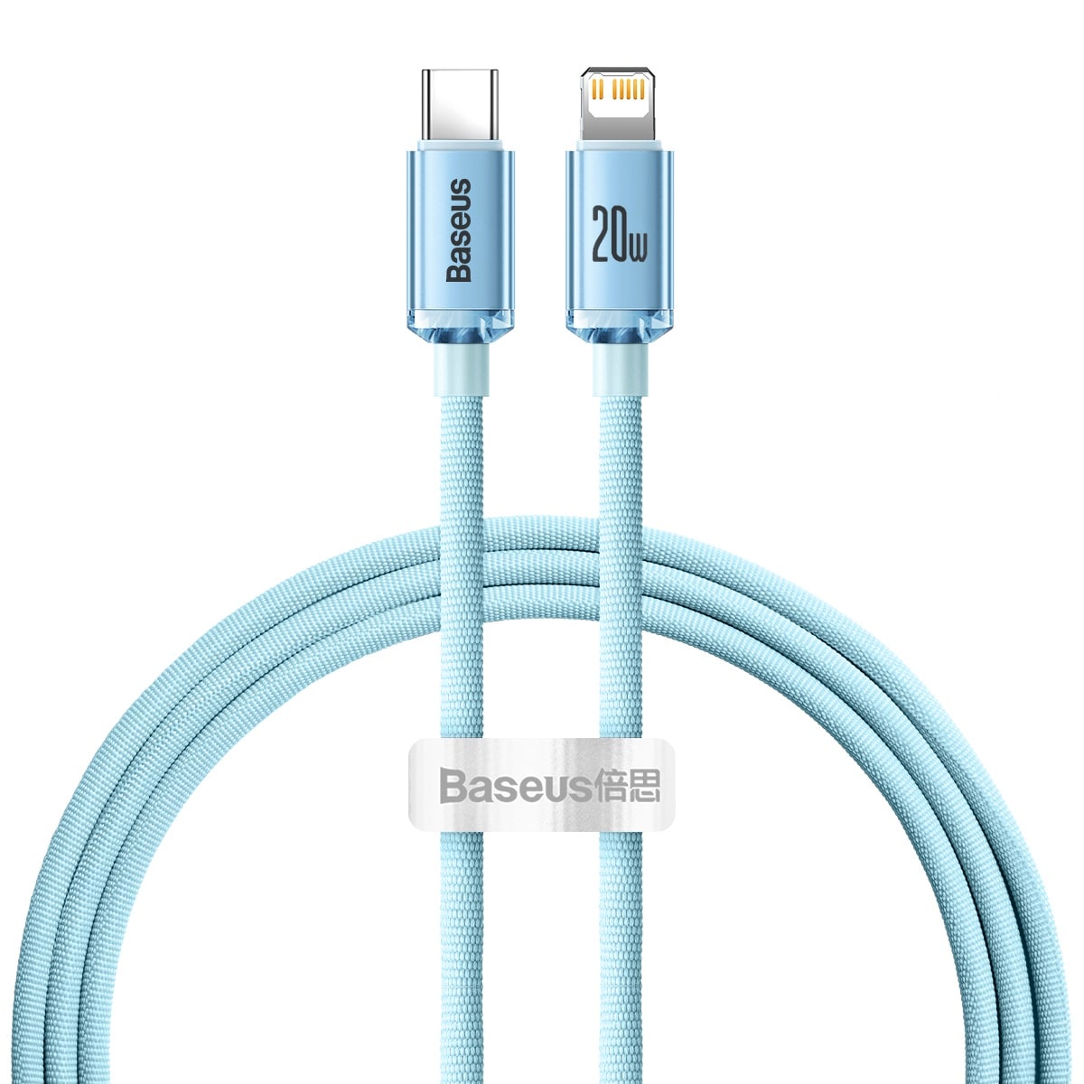 Baseus CAJY001303 Lightning - USB-C PD-kabel 20W 480Mb/s 1,2m - blå