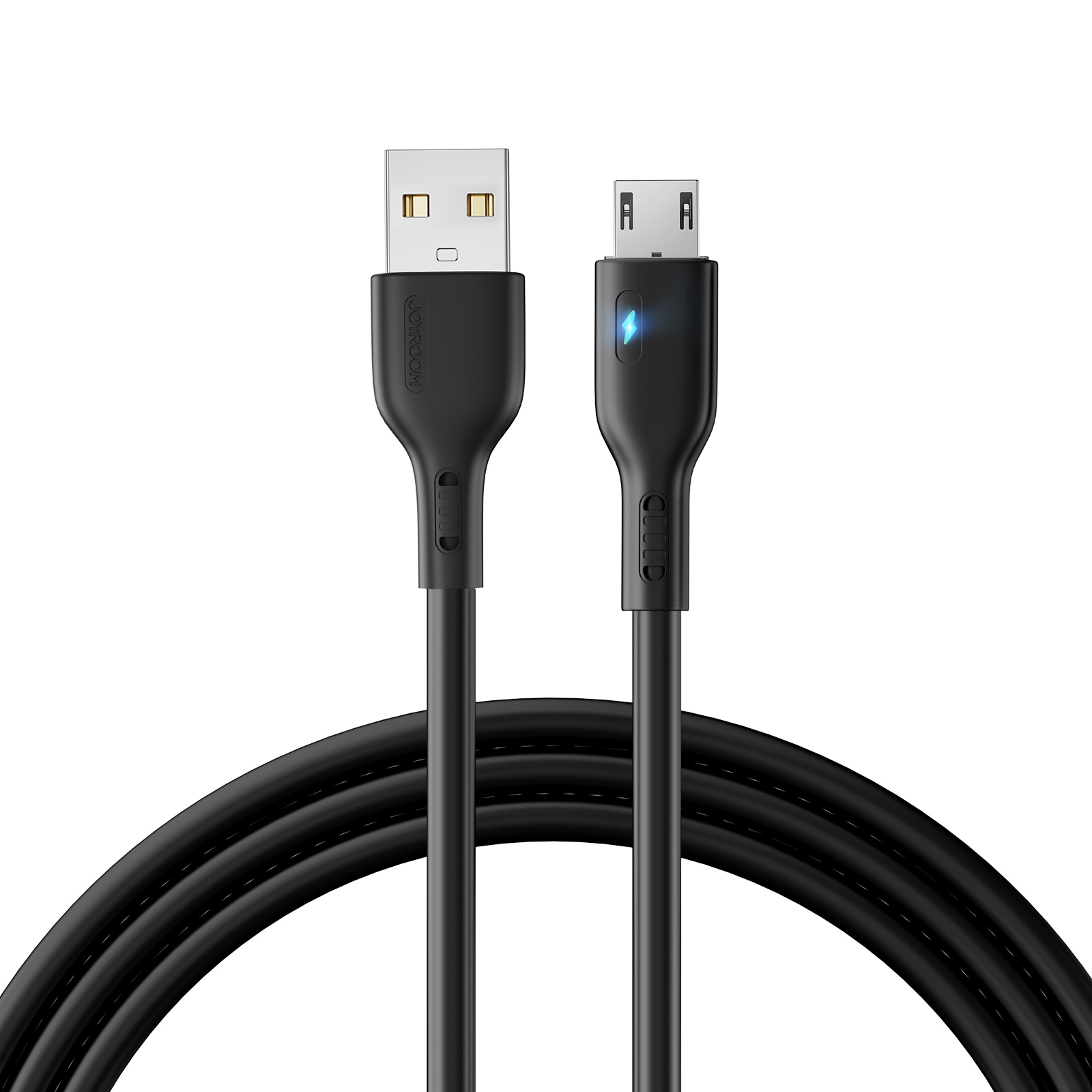 Joyroom Premium Series A13 USB-A / micro USB 2.4A-kabel 2 m - sort