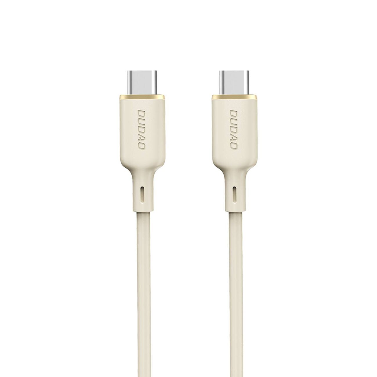Dudao L7SCC USB-C - USB-C kabel 100W 1m - beige