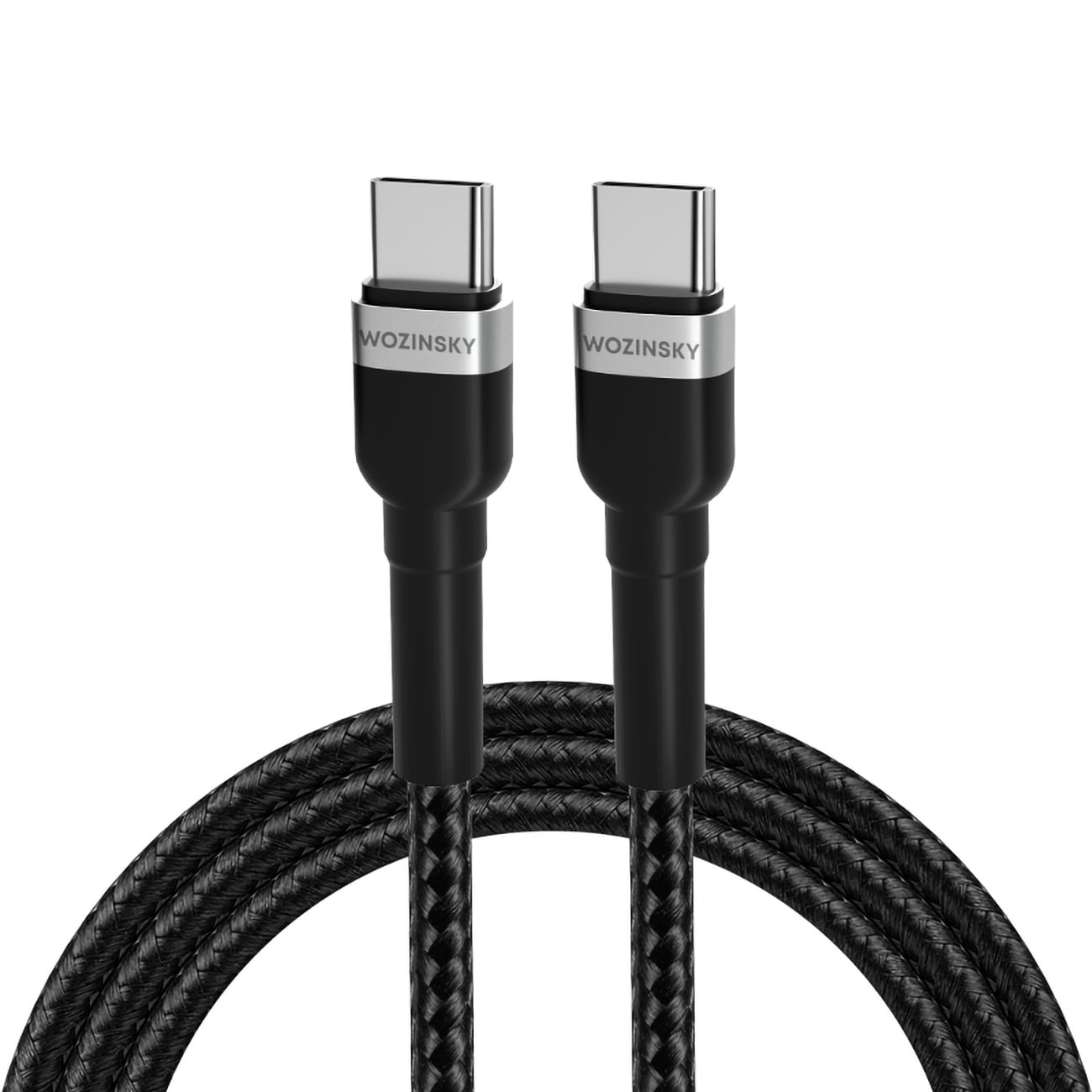 Wozinsky WNBCC1 USB-C / USB-C PD 65W-kabel 1 m - sort
