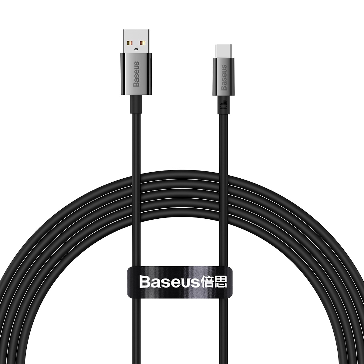 Baseus Superior Series USB-A / USB-C 100W-kabel til Huawei / Honor 1,5 m - Sort