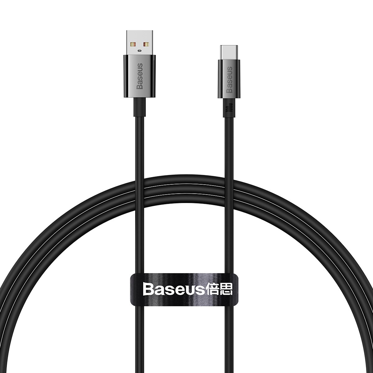 Baseus Superior Series USB-A / USB-C 100W 2m kabel - sort