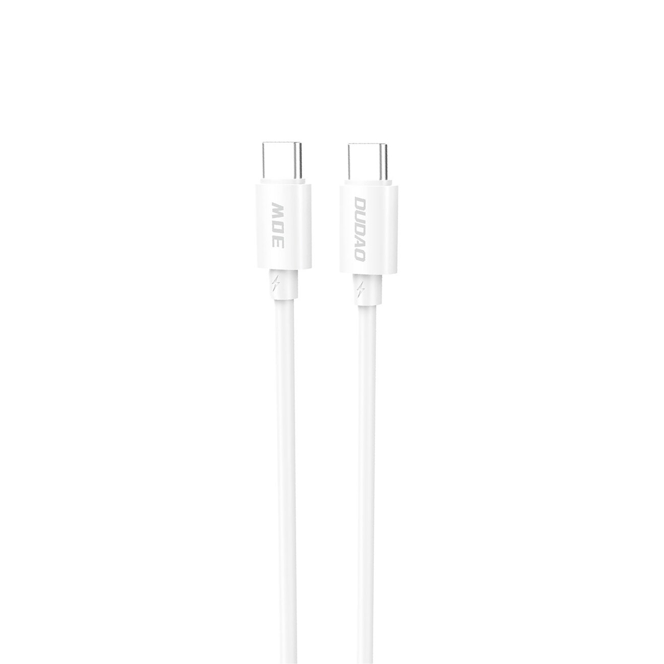 Dudao L4C USB-C / USB-C 30W 2m kabel - hvid