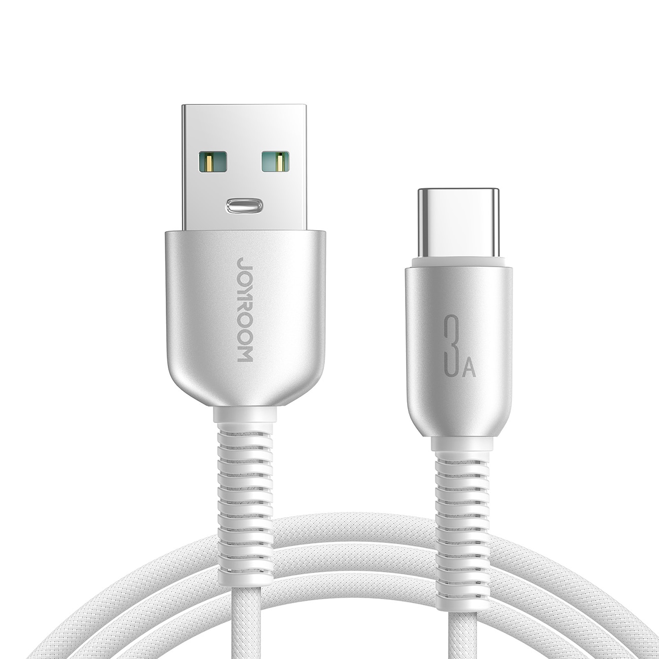 Joyroom S-A51 Cutting-Edge Series 3A USB-A - USB-C kabel 1,2 m - lysegrå