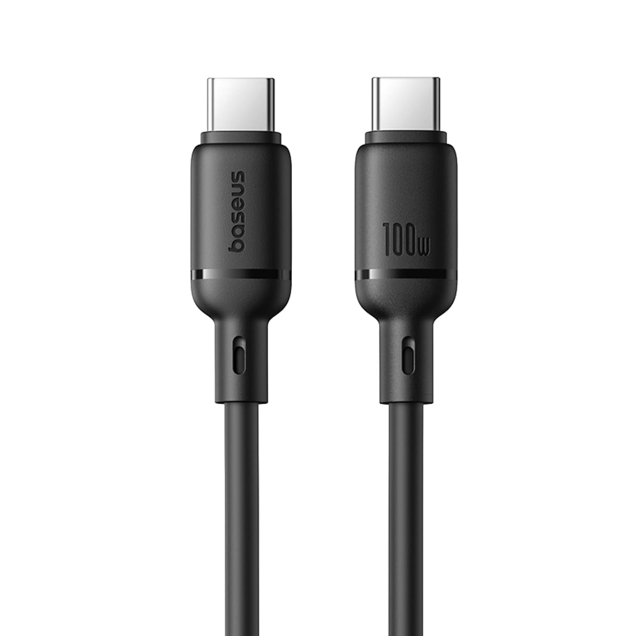 Baseus Silky Series 100W USB-C - USB-C 1m kabel - Sort