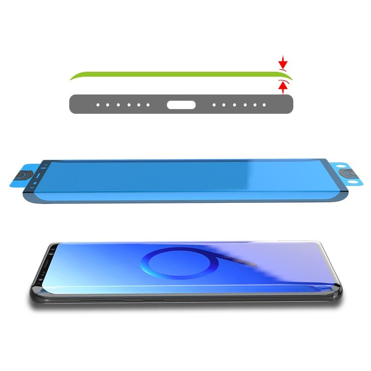 3D Edge Nano Flexi Glass Hybrid Full Screen Protector med ramme til Xiaomi Mi 11 transparent