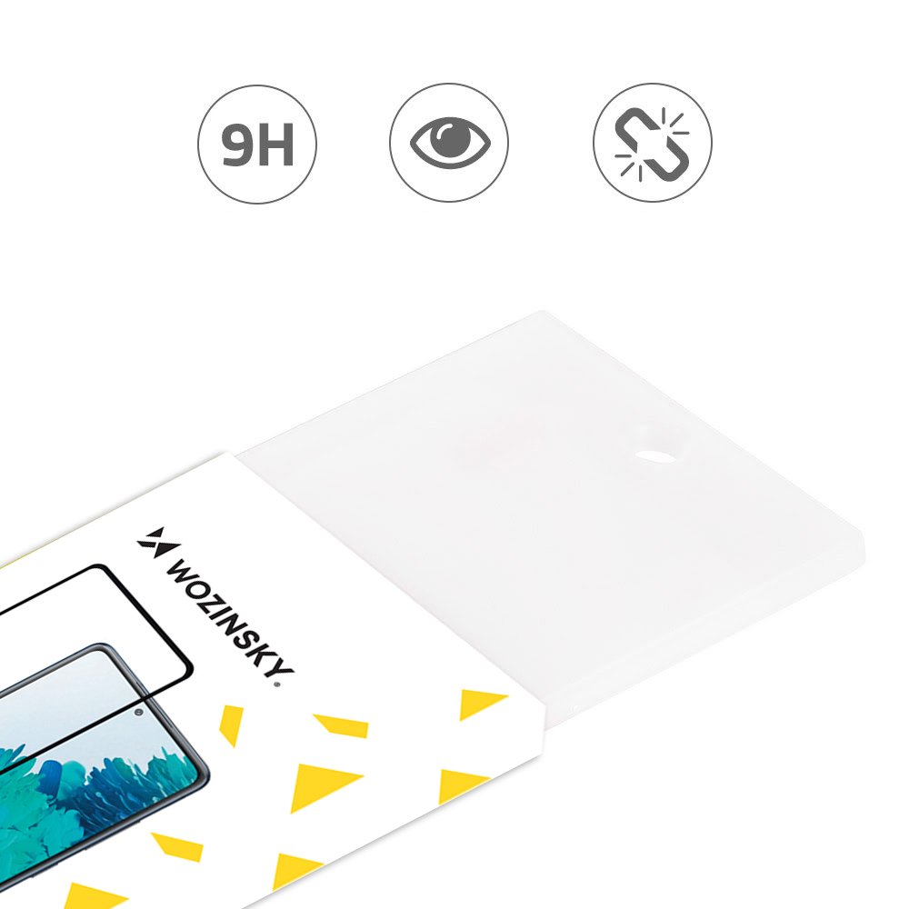 Wozinsky Hærdet glas fuld lim Super hård skærmbeskytter til Oppo Reno6 4G, case friendly, sort