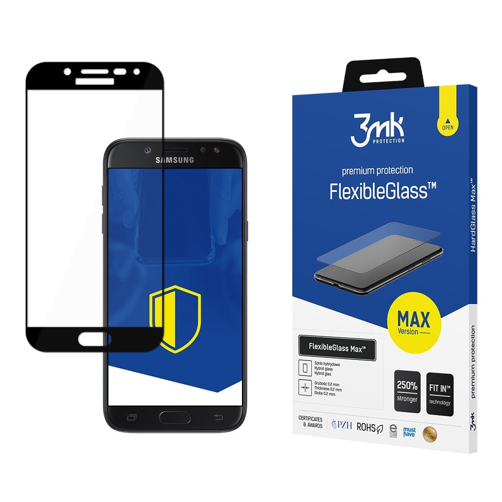 Samsung Galaxy J5 2017 Sort - 3mk FlexibleGlass Max™
