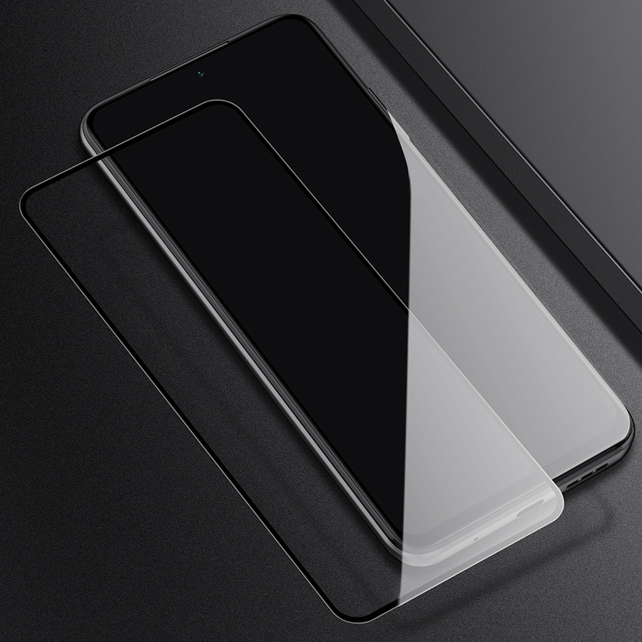 Nillkin CP+PRO ultratyndt hærdet glas til hele skærmen med en 0,2 mm ramme 9H Xiaomi Redmi 10 sort
