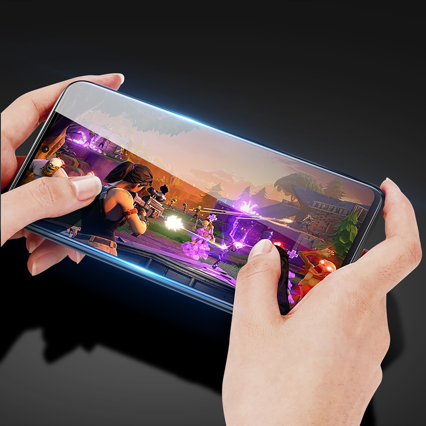 Dux Ducis Curved Glass Hærdet glas til Honor 60 Pro med en sort ramme