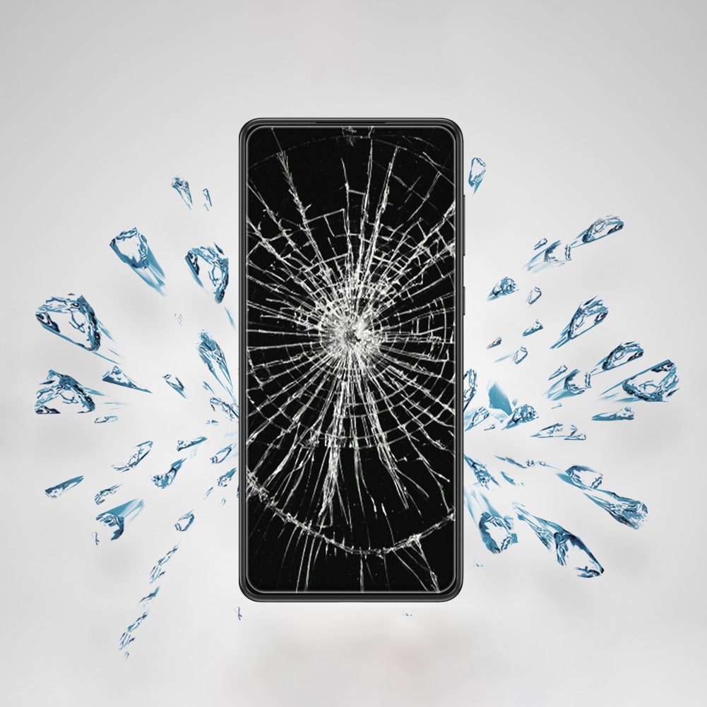 Nillkin CP+PRO ultratyndt hærdet fuldskærmsglas med 0,2 mm ramme 9H Samsung Galaxy A73 sort