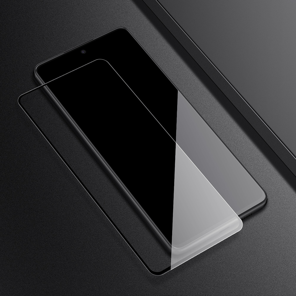 Nillkin CP+PRO ultratyndt hærdet fuldskærmsglas med 0,2 mm ramme 9H Samsung Galaxy A73 sort