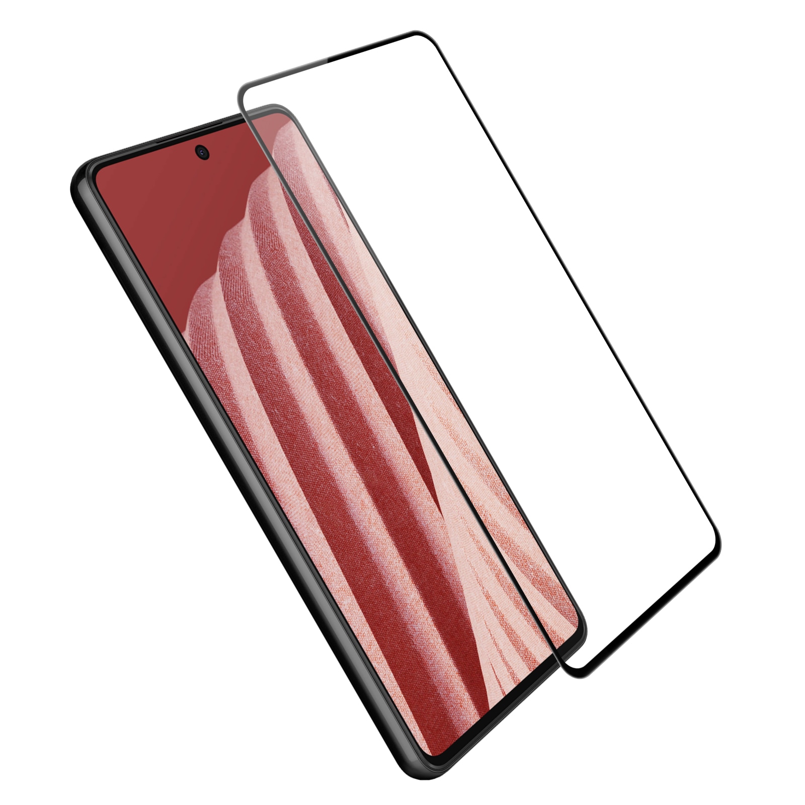 Nillkin CP+PRO ultratyndt hærdet fuldskærmsglas med 0,2 mm ramme 9H Samsung Galaxy A73 sort