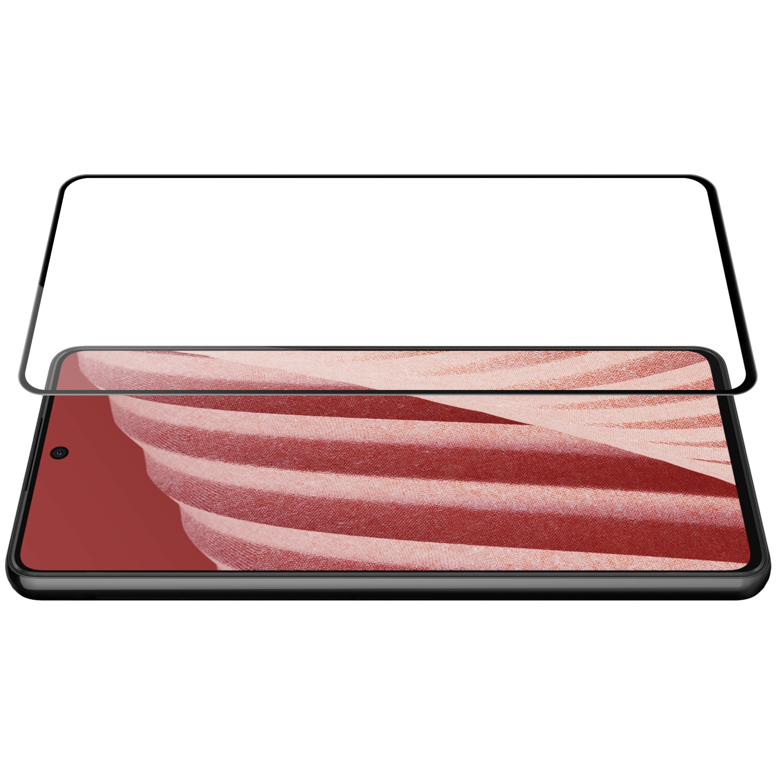 Nillkin CP+PRO ultratyndt hærdet fuldskærmsglas med 0,2 mm ramme 9H Samsung Galaxy A73 sort