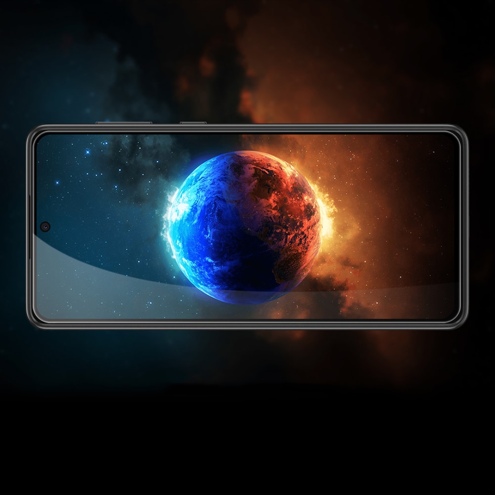 Nillkin CP+PRO ultratyndt hærdet fuldskærmsglas med 0,2 mm ramme 9H Samsung Galaxy A73 sort
