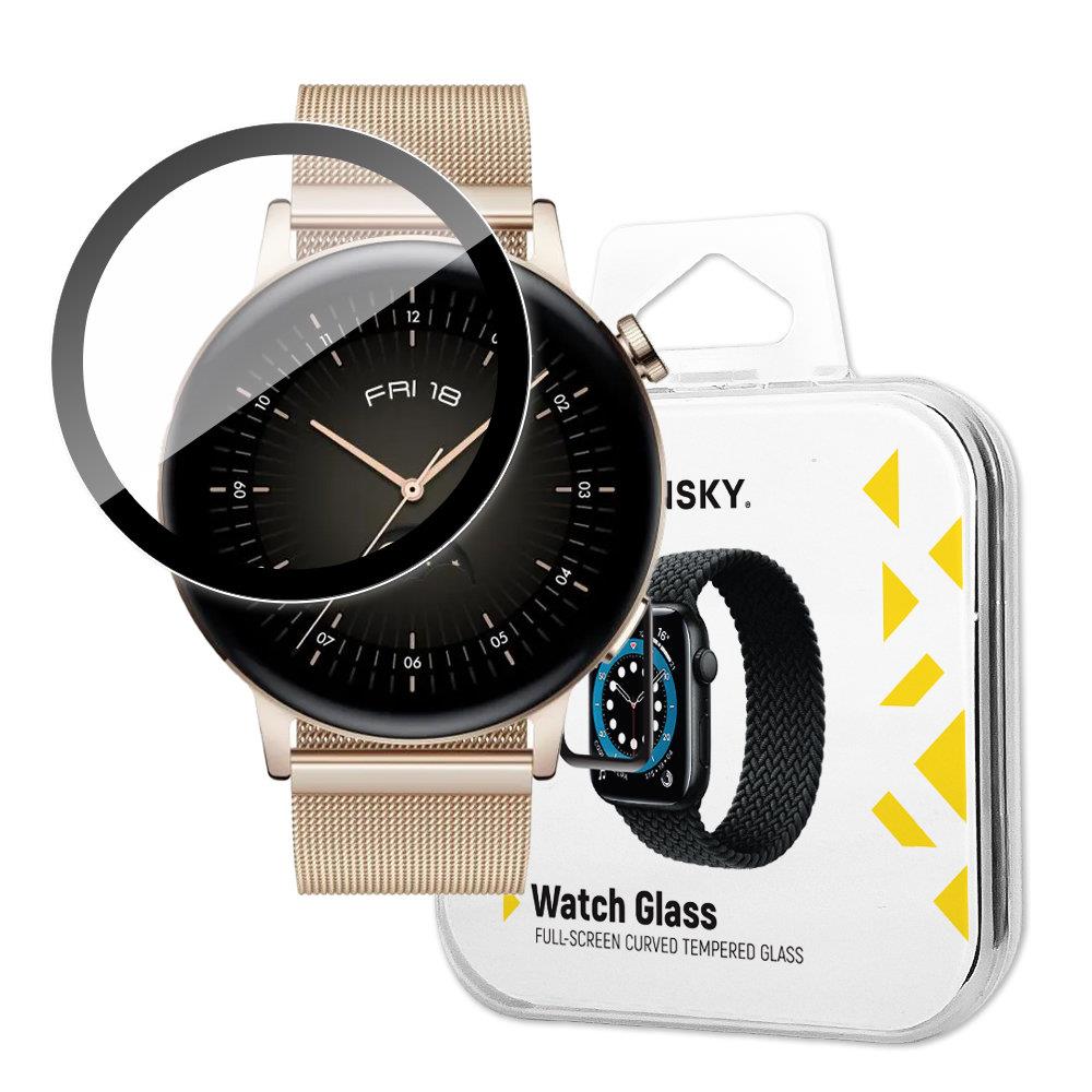 Wozinsky Watch Glass Hybrid Glass til Huawei Watch GT 3 46 mm Sort