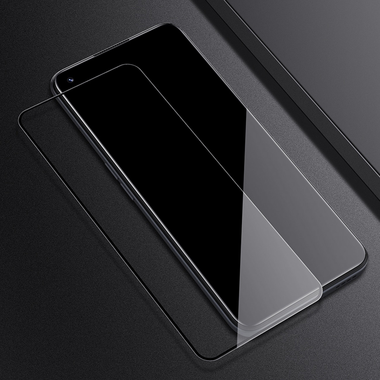 Nillkin CP+PRO ultratyndt hærdet fuldskærmsglas med 0,2 mm ramme 9H Realme 9 Pro sort
