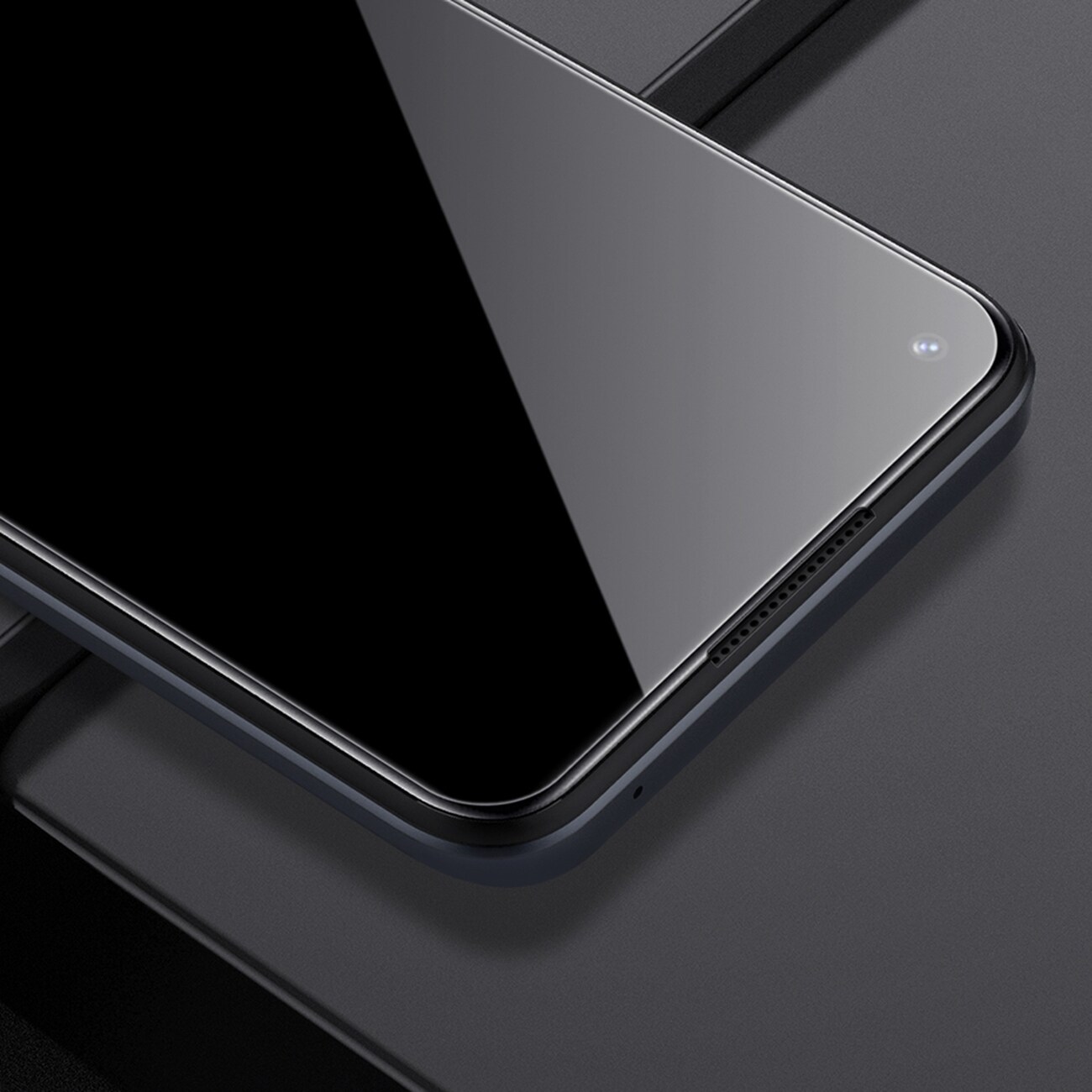Nillkin CP+PRO ultratyndt hærdet fuldskærmsglas med 0,2 mm ramme 9H Realme 9 Pro sort