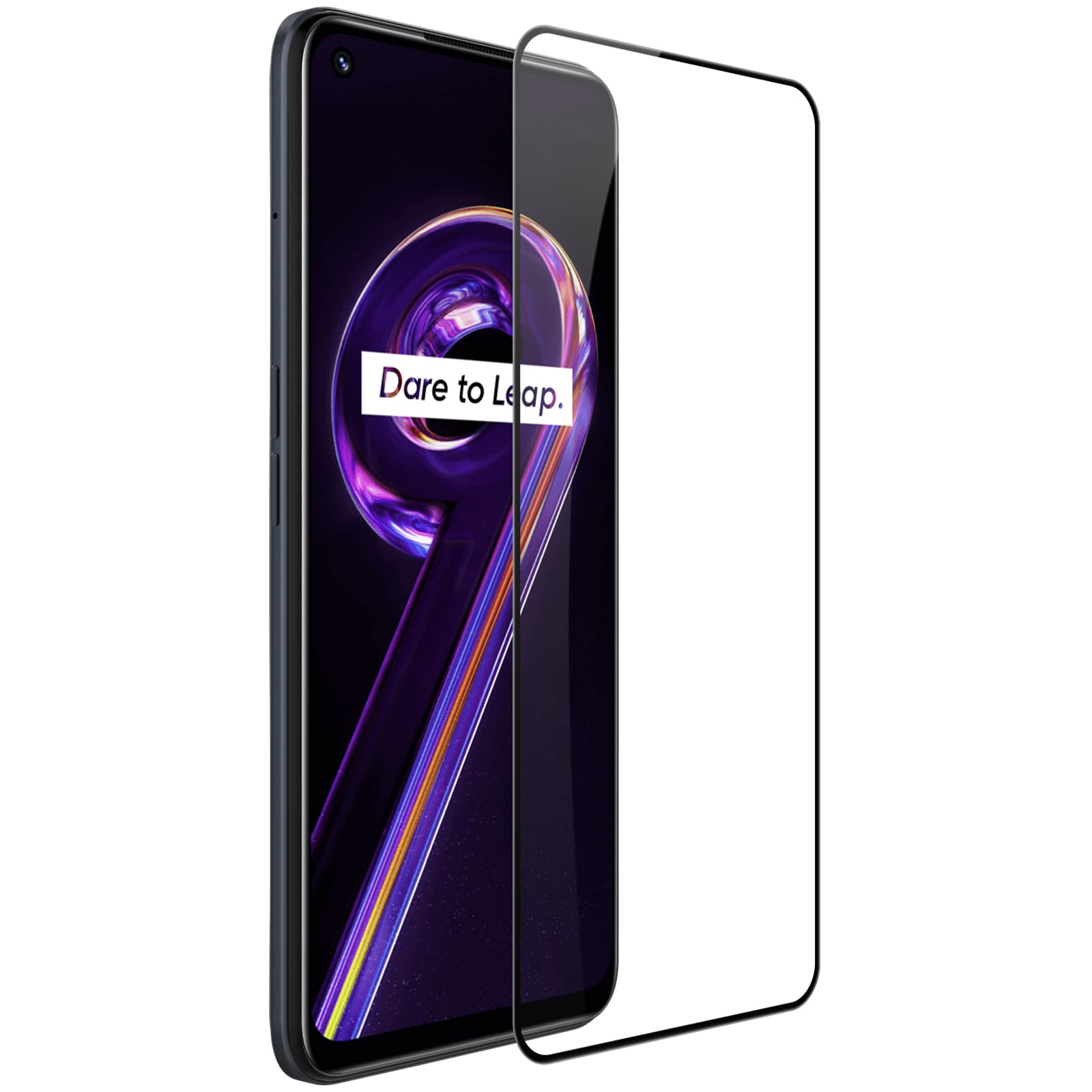 Nillkin CP+PRO ultratyndt hærdet fuldskærmsglas med 0,2 mm ramme 9H Realme 9 Pro sort
