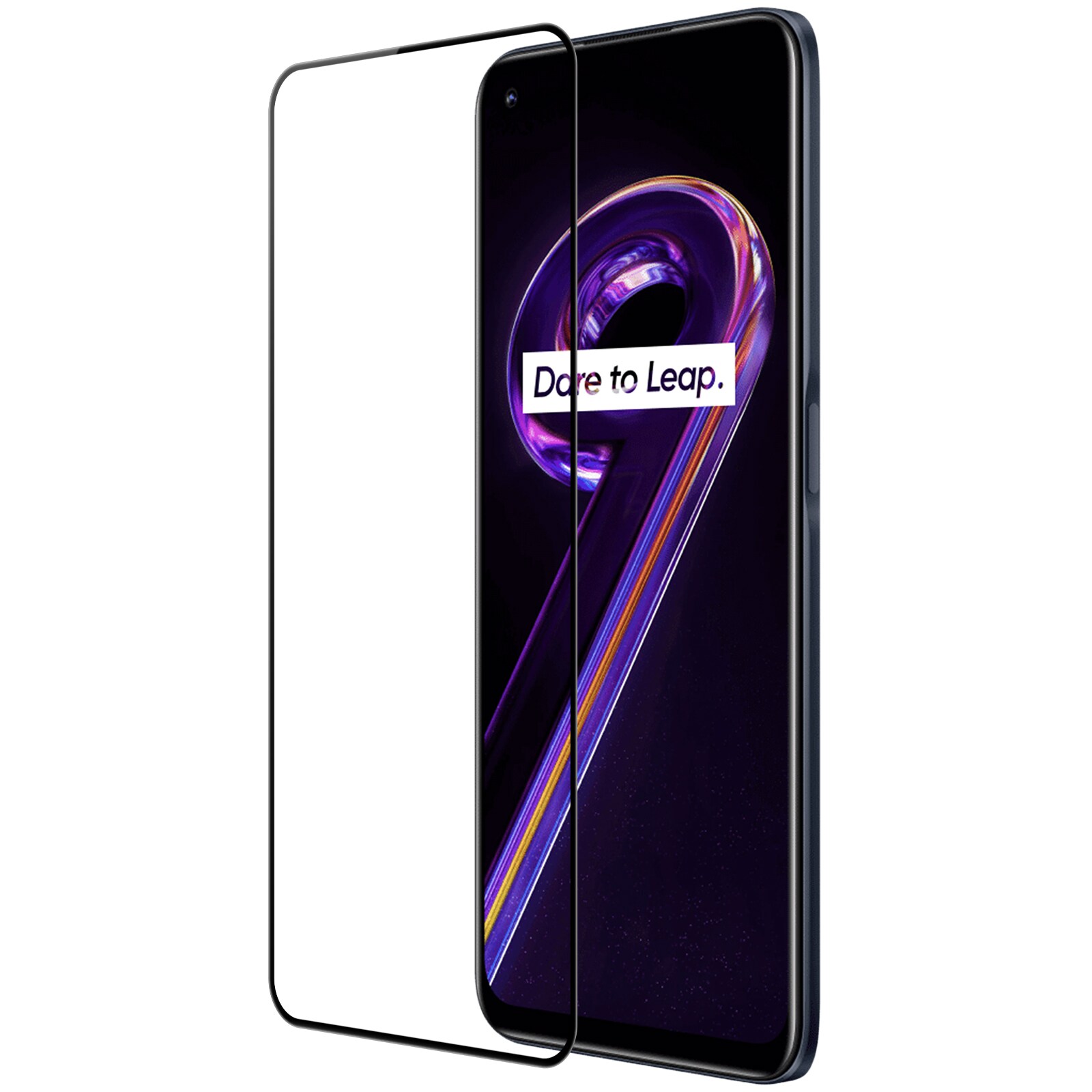 Nillkin CP+PRO ultratyndt hærdet fuldskærmsglas med 0,2 mm ramme 9H Realme 9 Pro sort