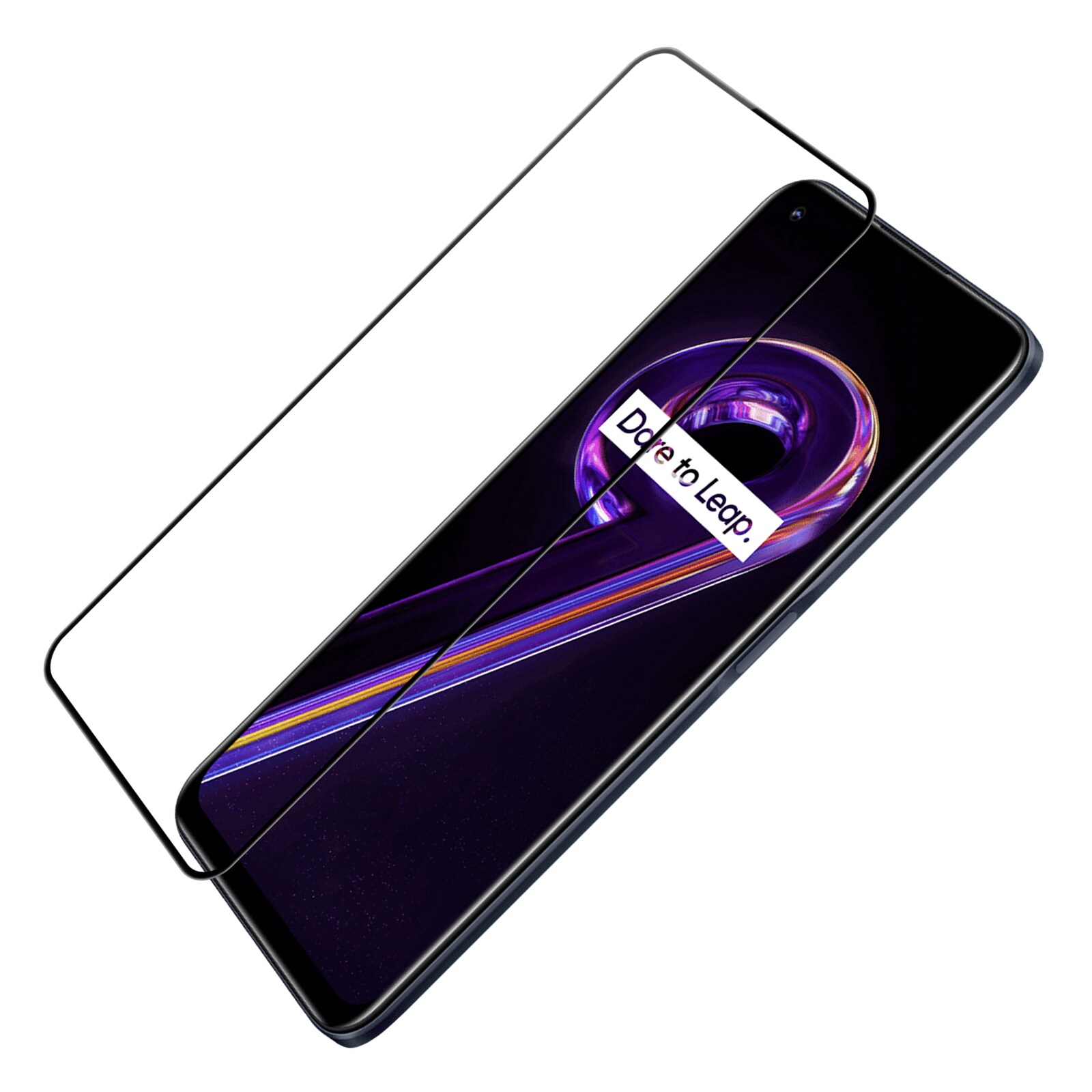 Nillkin CP+PRO ultratyndt hærdet fuldskærmsglas med 0,2 mm ramme 9H Realme 9 Pro sort