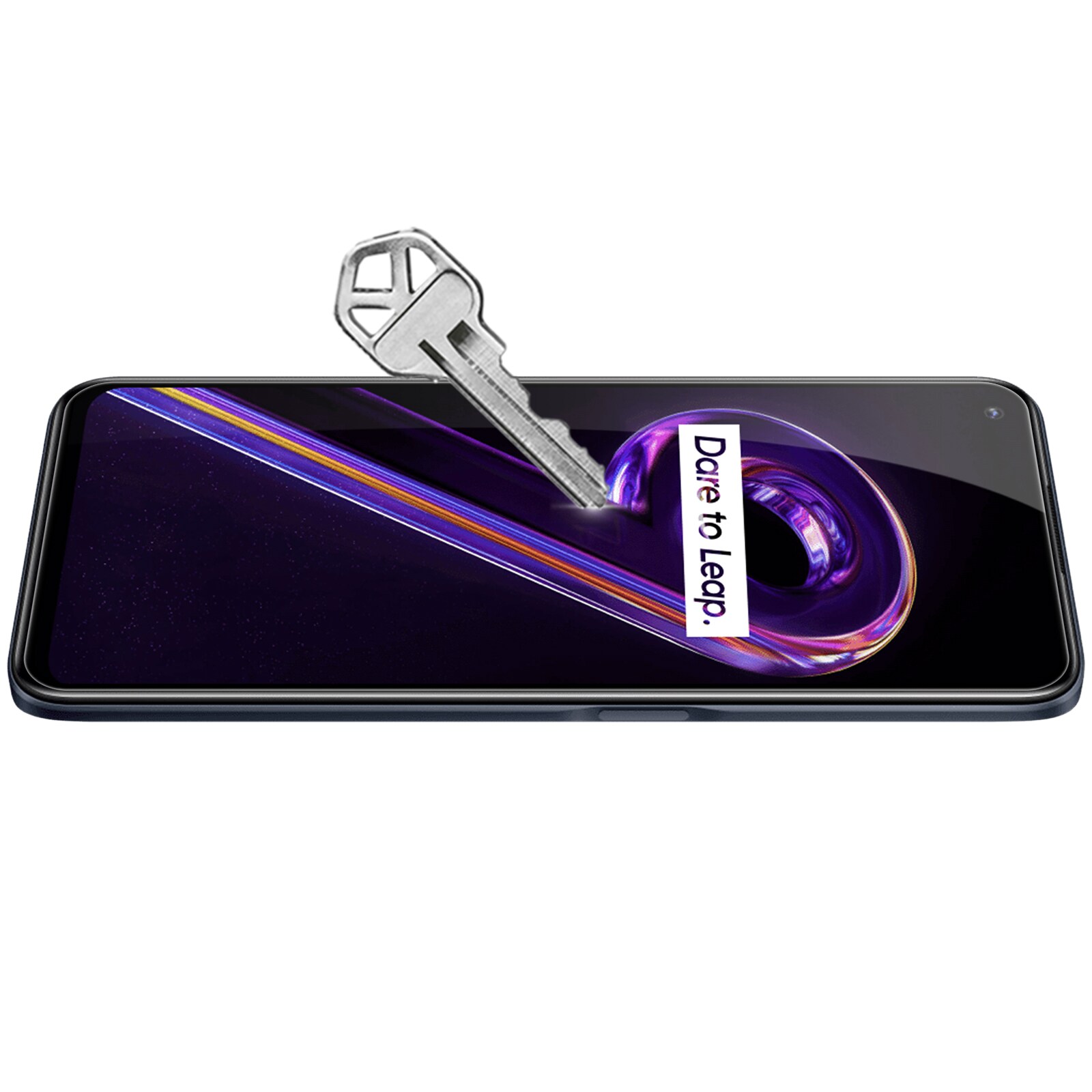 Nillkin CP+PRO ultratyndt hærdet fuldskærmsglas med 0,2 mm ramme 9H Realme 9 Pro sort