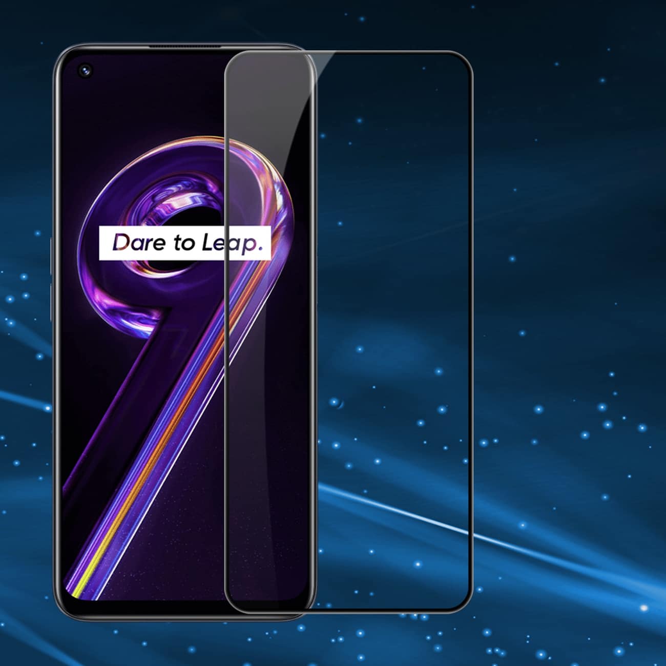 Nillkin CP+PRO ultratyndt hærdet fuldskærmsglas med 0,2 mm ramme 9H Realme 9 Pro sort