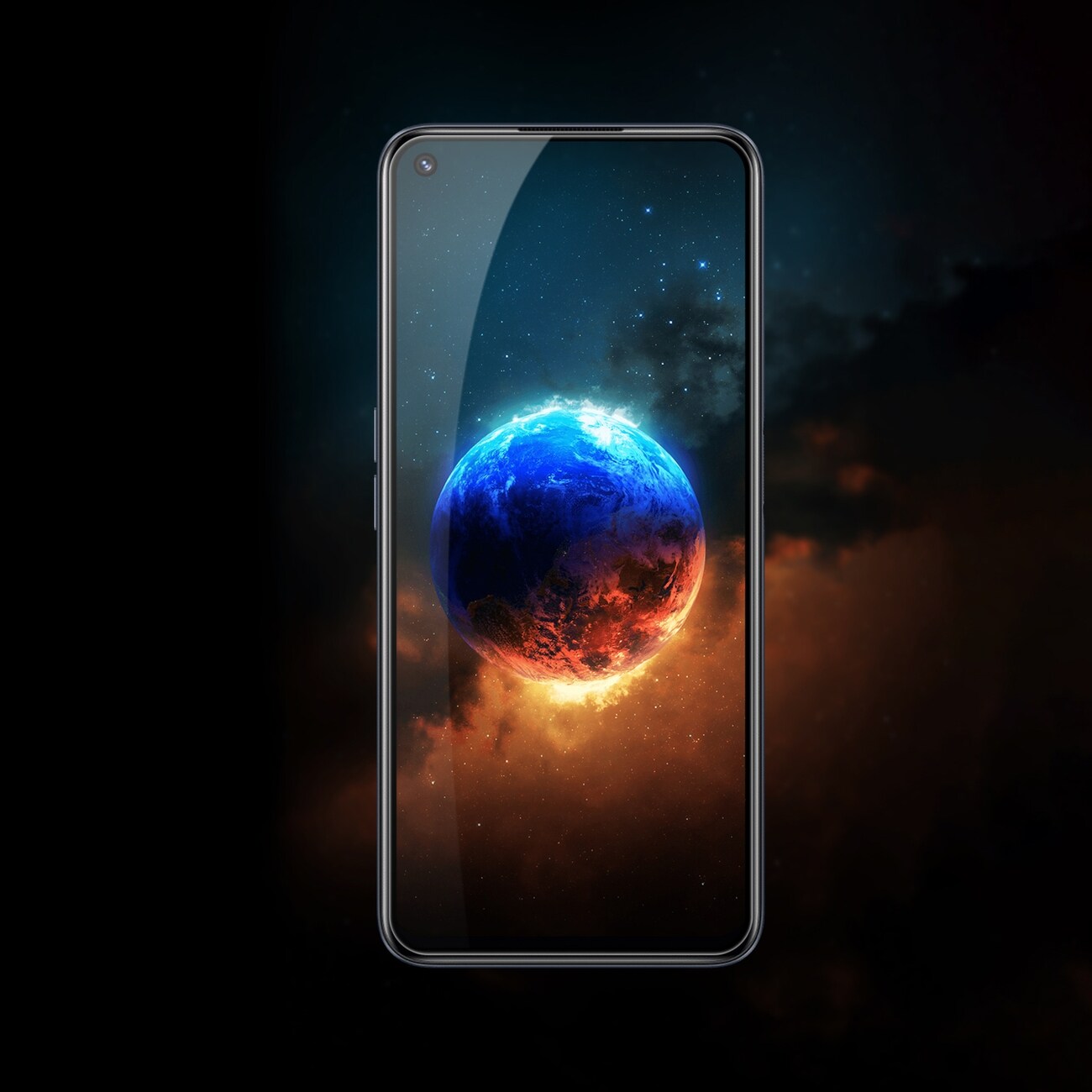 Nillkin CP+PRO ultratyndt hærdet fuldskærmsglas med 0,2 mm ramme 9H Realme 9 Pro sort