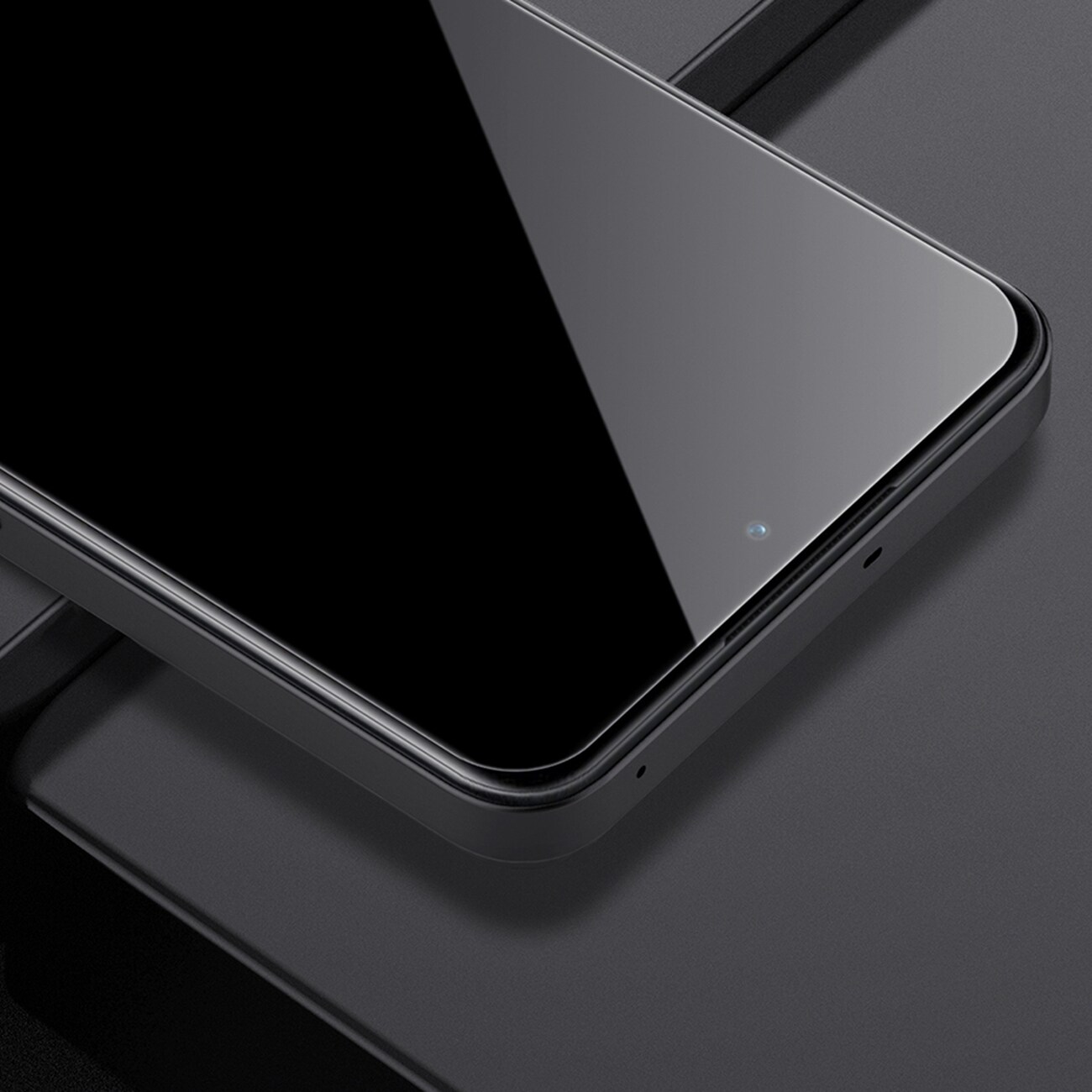 Nillkin CP+PRO ultratyndt hærdet glas til hele skærmen med en 0,2 mm ramme 9H OnePlus Ace sort
