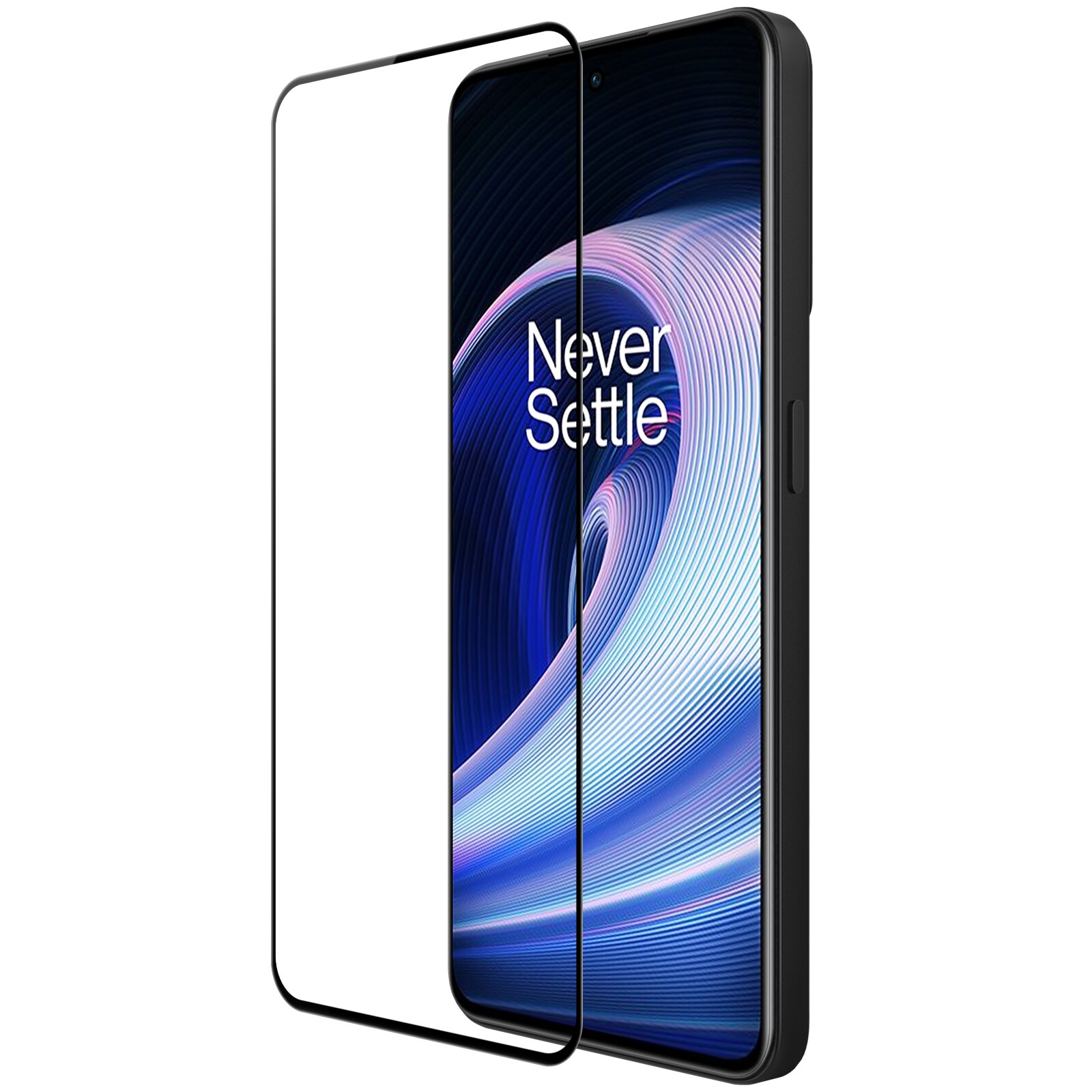 Nillkin CP+PRO ultratyndt hærdet glas til hele skærmen med en 0,2 mm ramme 9H OnePlus Ace sort