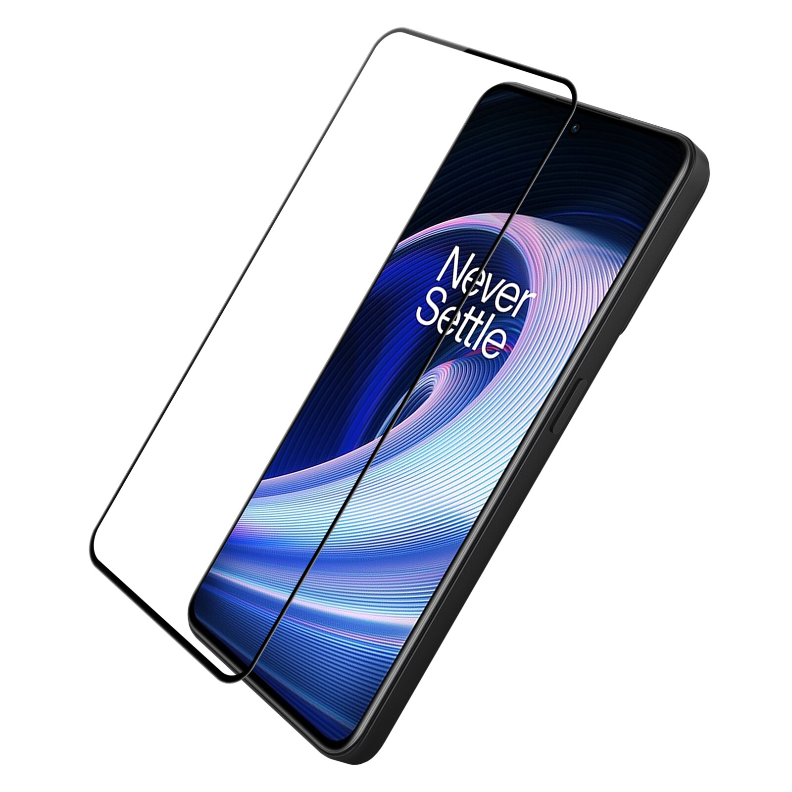 Nillkin CP+PRO ultratyndt hærdet glas til hele skærmen med en 0,2 mm ramme 9H OnePlus Ace sort