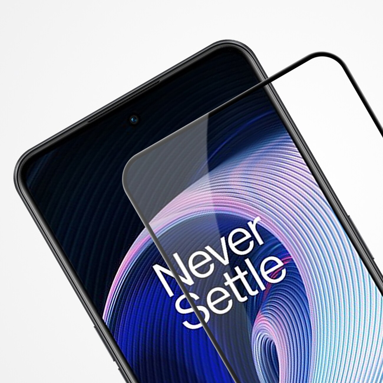 Nillkin CP+PRO ultratyndt hærdet glas til hele skærmen med en 0,2 mm ramme 9H OnePlus Ace sort