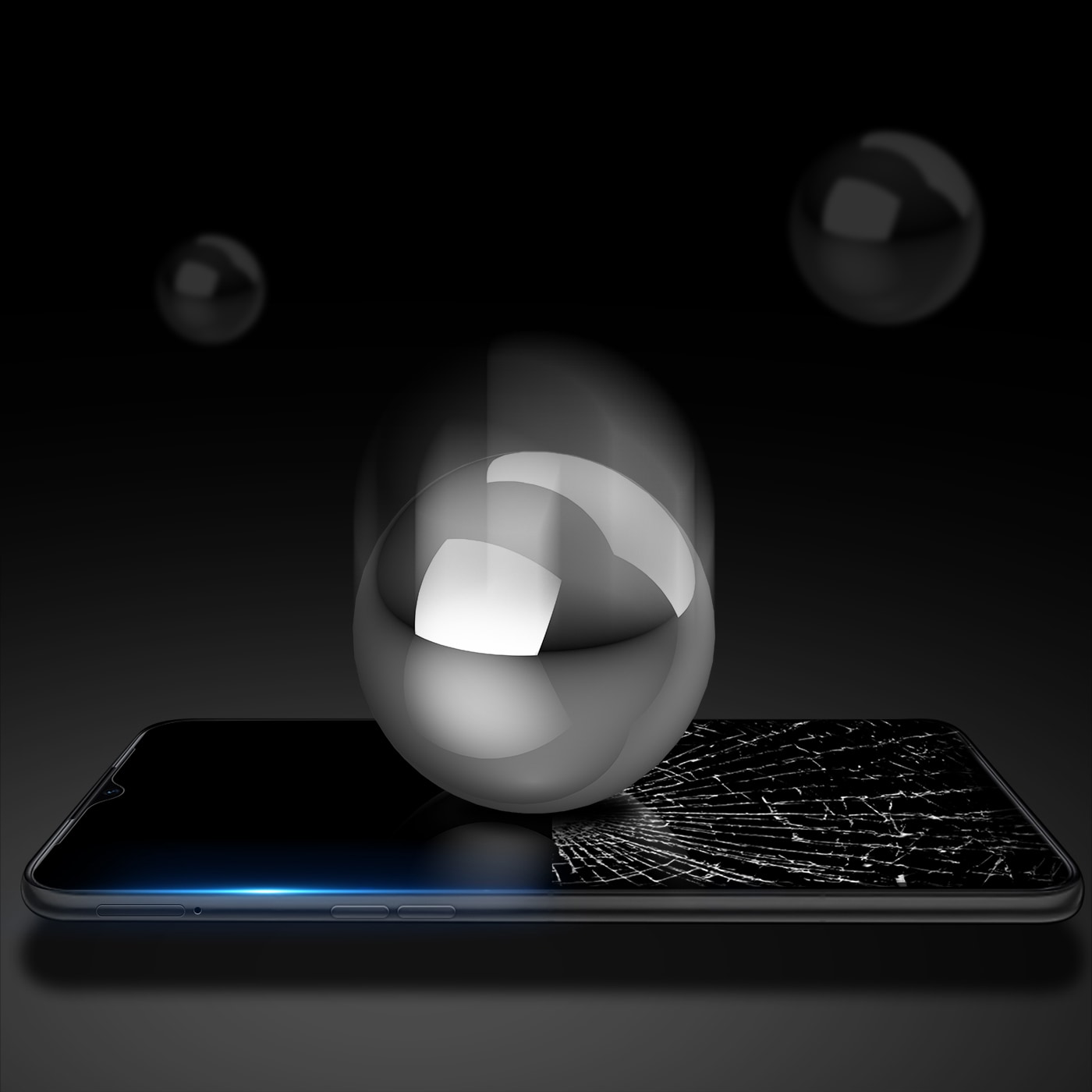 Dux Ducis 9D hærdet glas fuld skærm 9H hærdet glas med ramme Realme C35 sort (case friendly)