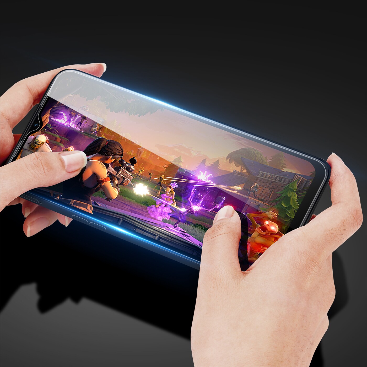 Dux Ducis 9D hærdet glas fuld skærm 9H hærdet glas med ramme Realme C35 sort (case friendly)