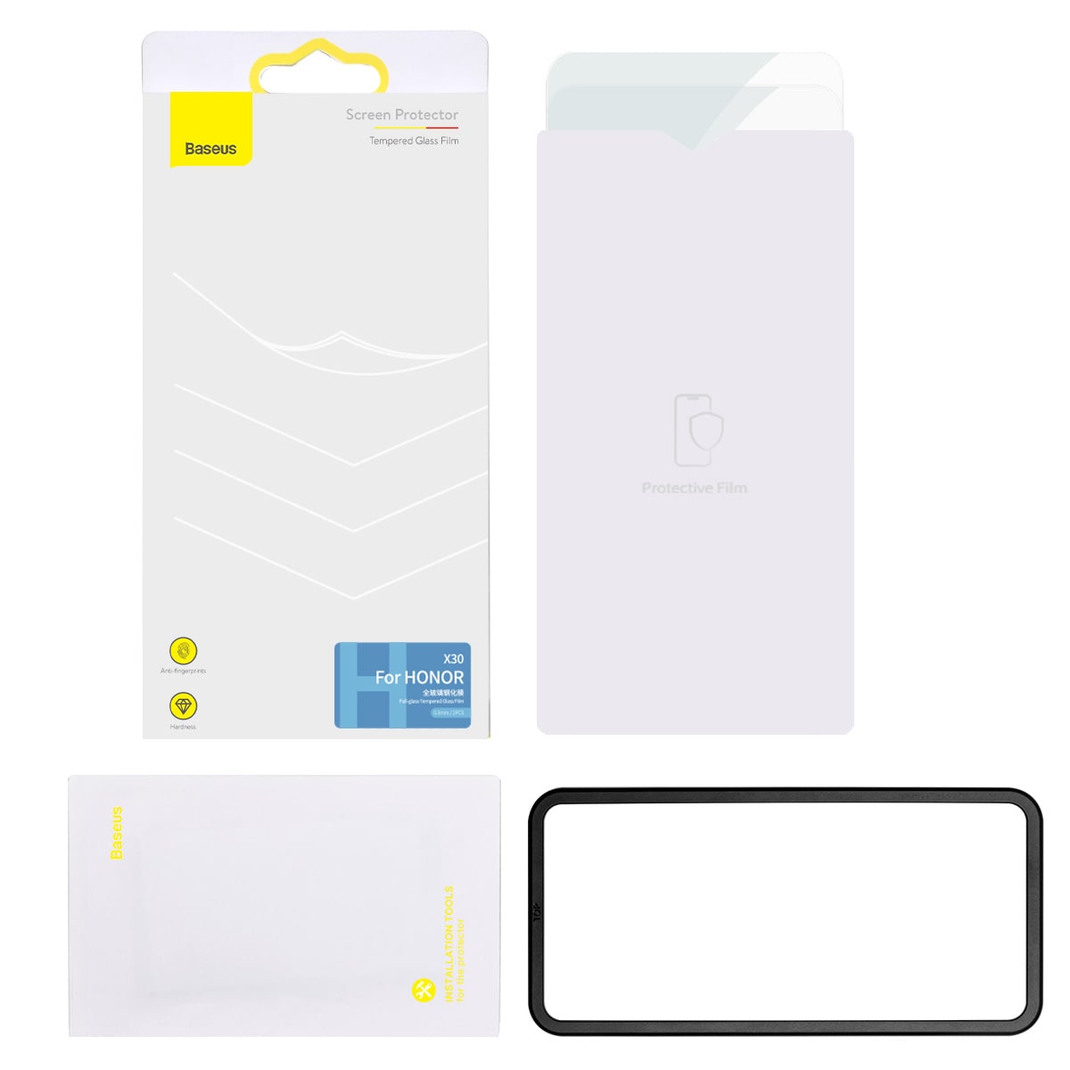 Baseus hærdet glas HONOR X30 0.3mm klar (2stk)(SGBL024302)