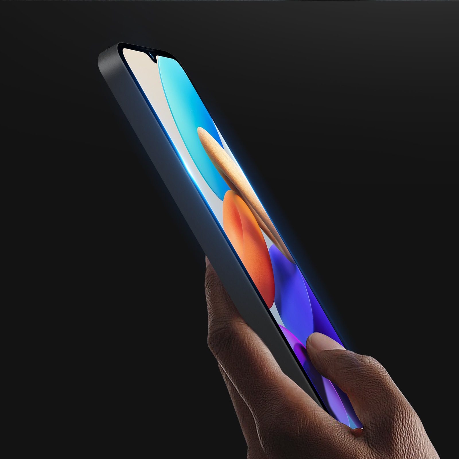 Dux Ducis 9D hærdet glas Vivo Y35 / Vivo Y22 / Vivo Y22s 9H hærdet glas med sort ramme