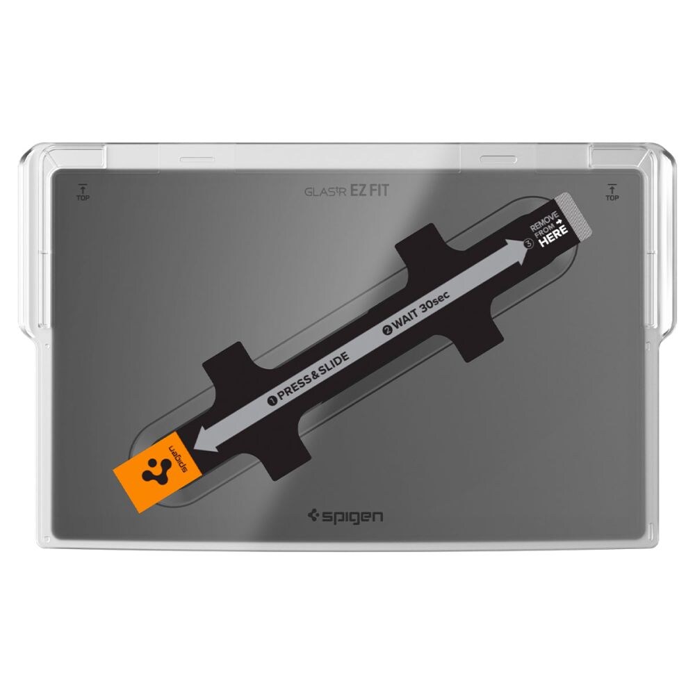 Spigen Glas.tR EZ Fit hærdet glas til Tesla Model X 2022 / Model S 2021 - Sort