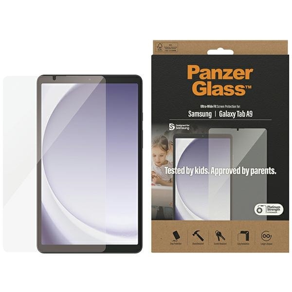 PanzerGlass Ultra-Wide Fit hærdet glas til Samsung Galaxy Tab A9