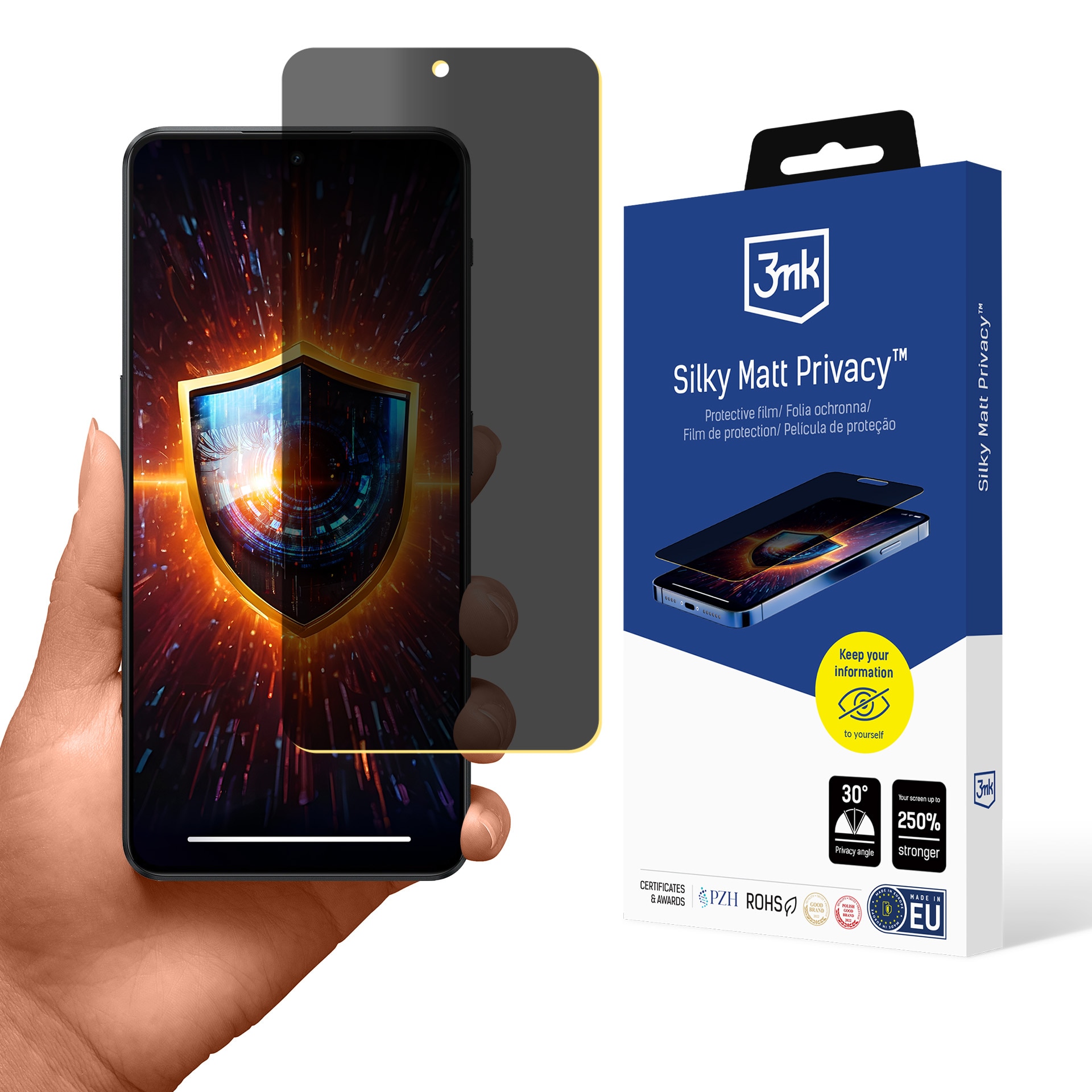 3mk Silky Matt Privacy Screen Protector til OnePlus Nord 3 5G