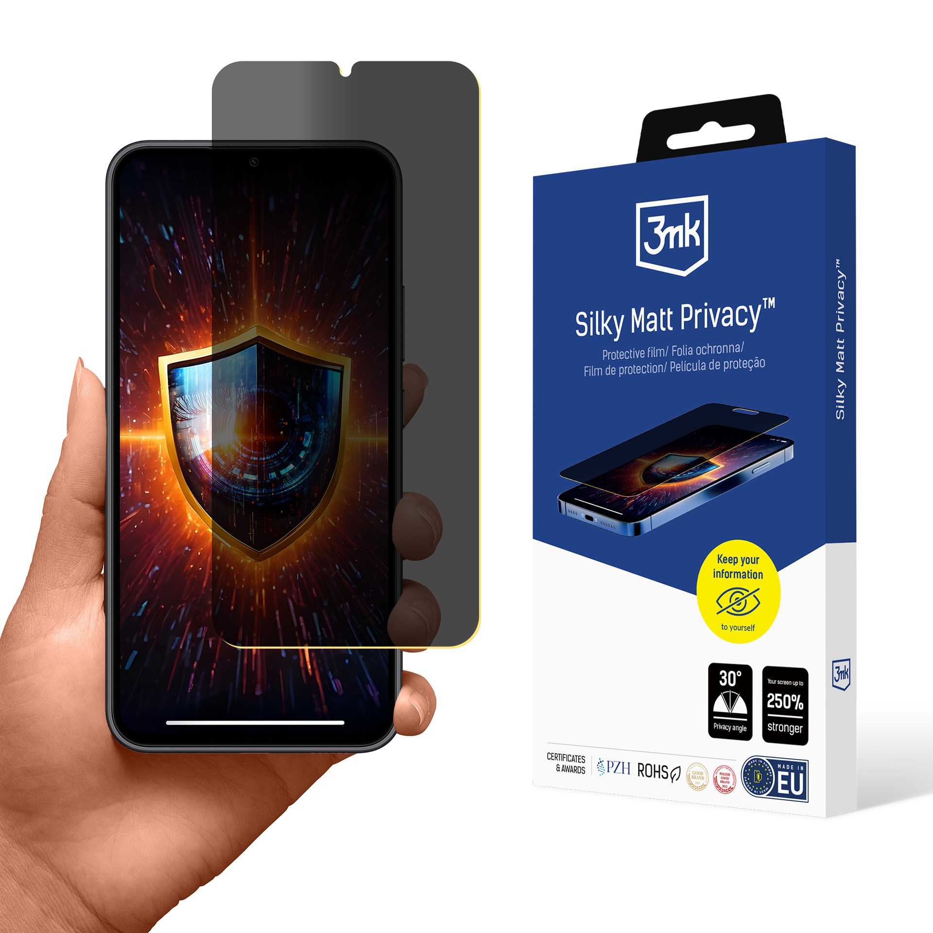 3mk Silky Matt Privacy Screen Protector til Samsung Galaxy A34 5G