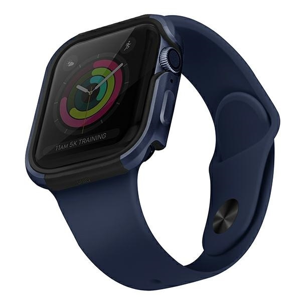 Uniq Valencia-etui til Apple Watch 4 / 5 / 6 / SE 40mm - blå